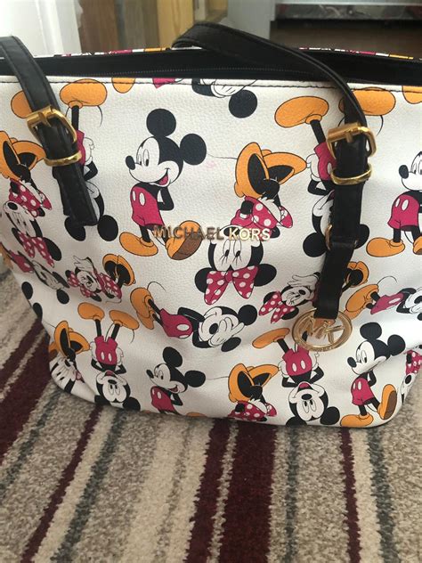 michael kors weiße mickey und mini mouse tasche|Mini.